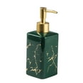 thumbnail image 3 of botella dispensadora de jabón de jabón de cerámica Organizador Patrón de mármol Bomba Decorativo Reutilizable de loción de jabón líquido para cocina, 3 of 7