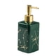 thumbnail image 3 of de jabón de cerámica, contenedor, bomba de mano, patrón de mármol, elegante de loción de jabón líquido, oficina, cocina, BLESIY botella dispensadora de jabón, 3 of 7