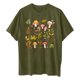 thumbnail image 5 of Camisetas de Manga Corta para las Mujeres Impresión Floral Cuello Redondo Gota Hombro Manga Superior Moda Casual Verano Camisetas de Manga Corta para las Mujeres, 5 of 7