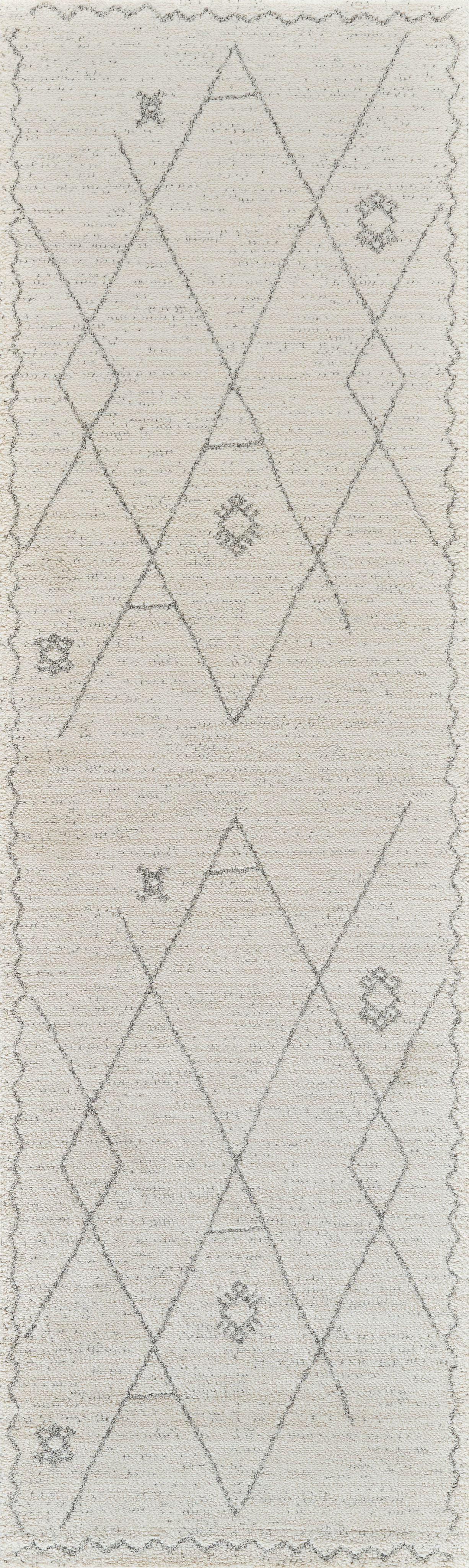 Rug Branch Casa Abstract Indoor Area Rug, Beige Cream, Boho - Living Room, Bedroom, Dining Room, and Kitchen