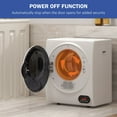 thumbnail image 6 of HOMCOM Portable Electric Clothes Dryer 1.5 cu.ft Compact Laundry Dryer 850W for Apartments White, 6 of 6