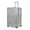 Silver, variant on New York Xpress 28" Hardside Checked Luggage Aluminium Frame Zipperless Luggage with Spinner Wheels Double TSA Lock, Gray, AL12501