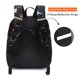 thumbnail image 3 of Mochila JinBeryl para niños pequeños, 15 pulgadas, diseño de dinosaurio, color negro, 3 of 7