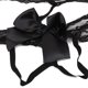 thumbnail image 5 of V-string Lace Front W/ Bowknot Flower Cintura Banda Mujeres Íntimos Nuevo negro Zulema ropa interior, 5 of 8