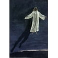 thumbnail image 2 of Tissot, James 23x32 White Modern Wood Framed Museum Art Print Titled - Jesus Taken Up Onto A High Mountain, 2 of 4