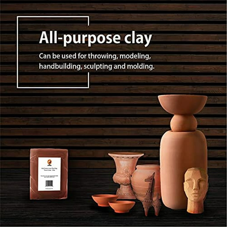  Natural Air Dry Clay- Low Fire Modeling Pottery Clay
