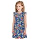 thumbnail image 1 of Fotbe Cute Popcorn Vestido de Dormir para Niñas de 3 a 10 Años, Mangas Cortas, Estilo Princesa, Pijama Camisón con Mangas Voladas-X-Large, 1 of 6