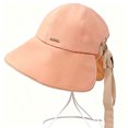 thumbnail image 3 of OOOUM Women Wide Brim Sun Hat Back Bow Decor Ponytail Friendly Lightweight Adjustable Outdoor Travel Beach Fisherman Hat Pink, 3 of 3
