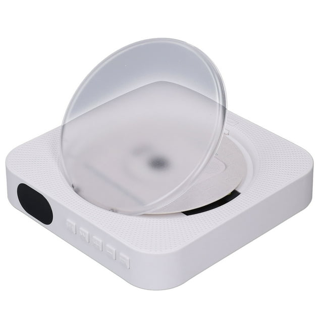 Lecteur CD Portable, Lecteur CD de Bureau Mural, Lecteur CD BT Prenant en Charge les Modes Répétition Simple et Répétition Complète du Disque, Lecteur CD Rechargeable pour Voiture