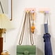 thumbnail image 5 of Fiudx Ganchos de Pared Adhesivos Multifuncionales con Forma de Corazón, Ganchos Dobles Sin Costuras, Diseño de Plástico Duradero, Organización Que Ahorra Espacio, Uso En Casa, Baño y Cocina, Incluye, 5 of 6