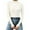 White, variant on Winter clothing for women Women Casual Autumn And Winter Multicolor Lace Buttons Midhigh Collar Tight FItting Warm Sweater Long Sleeved Tops