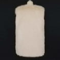 thumbnail image 7 of Womens Faux Fur Gilet Coat, Winter Sleeveless Vest Jacket Crew Neck Outwear Plush Warm Winter Coat Beige M, 7 of 7