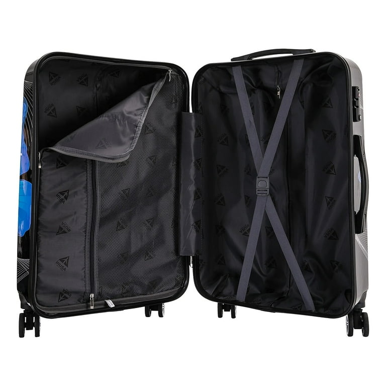 InUSA Print 24 Hardside Lightweight Luggage with Spinner Wheels, Handle,  Trolley, Black Butterfly - Walmart.com