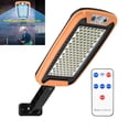 thumbnail image 4 of luz de paisaje al aire libre para jardín, luces sensor de movimiento, luces de pared decorativas automáticas para exteriores impermeables para terraza, - 124LED naranja, 4 of 8