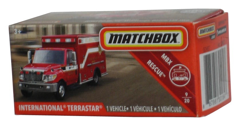 Matchbox Fire Engine 2006 Giallo - Eroic Rescue #72/120 - Scala 1:64 - Veicolo Die-Cast Per Bambini 3+