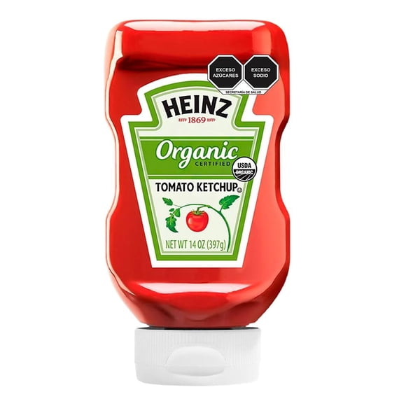 Catsup Heinz orgánica 397 g