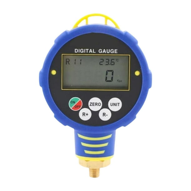 Medidor digital de vacío, dispositivo compacto con conexión de 1/8 y 9,82 mm para fluoruro Estilo C