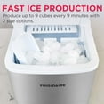 thumbnail image 6 of Frigidaire 26lbs. Portable Countertop Ice Maker (Bullet Ice)- Silver, 6 of 15