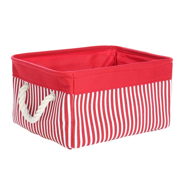 foldable canvas fabric storage bins basket clothing toys storage
