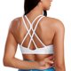 thumbnail image 1 of Sostén CRZ YOGA Butterluxe sin varillas, cuello alto, blanco, talla L, 1 of 6