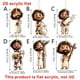 thumbnail image 3 of 6 piezas Figura Muñeca 2D Plano Acrílico Mochila Coche Colgante Colgante, 3 of 7