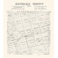 thumbnail image 2 of Stakemann 15x17 Black Ornate Wood Framed with Double Matting Museum Art Print Titled - Howard County Texas - Stakemann 1890, 2 of 4