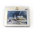 thumbnail image 4 of MyPuzzle - Snowy Christmas Village With Lit Cottages - Premium 1000 Piece Jigsaw Puzzle for Adults, 4 of 6