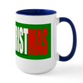 thumbnail image 2 of CafePress - Merry Christmas Large Mug - 15 oz Ceramic Large White Novelty Mug, 2 of 4