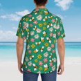 thumbnail image 6 of Balery Flying Bees Print Men's Hawaiian Shirts Short Sleeve Beach Shirt Relaxed Fit Vacation Button Down Shirts-Medium, 6 of 9