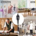thumbnail image 6 of Kinbor 72.8Inch Full Body Male Mannequin, Dress Form Adjustable with Detachable Metal Stand for Retail Clothing Shops, 6 of 7