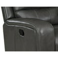 thumbnail image 6 of New Classic Furniture Linton Leather Console Loveseat w/ Power Footrest in Gray, 6 of 10