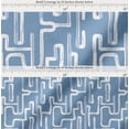 thumbnail image 2 of Soimoi Cotton Cambric Fabric - Geometric Print- Blue - 56 Inch Wide, Fine Weave Fabric for Sewing Kurtas, Summer Dresses, Crafts, Quilting, Baby Apparel & DIY Projects, 2 of 6
