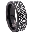 thumbnail image 6 of Quatrefoil Tungsten Carbide Ring, 6 of 9
