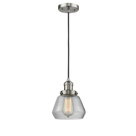 

Innovations 1-LT LED Fulton 7 Mini Pendant - Brushed Satin Nickel - 201C-SN-G172-LED