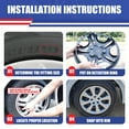 thumbnail image 6 of (Set of 1) 16 inch Hubcaps Wheel Rims Cover for 2020-2025 Toyota Corolla;2023-2025 Toyota Corolla Hybrid;2009-2013 Toyota Corolla;2009-2014 Toyota Matrix;2014-2016 Toyota Corolla, 6 of 7