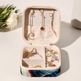 thumbnail image 6 of Woodpecker Travel Portable Square Jewelry Box Organizer for Rings, Earrings, Necklaces, Bracelets for Girls and Women, 6 of 6