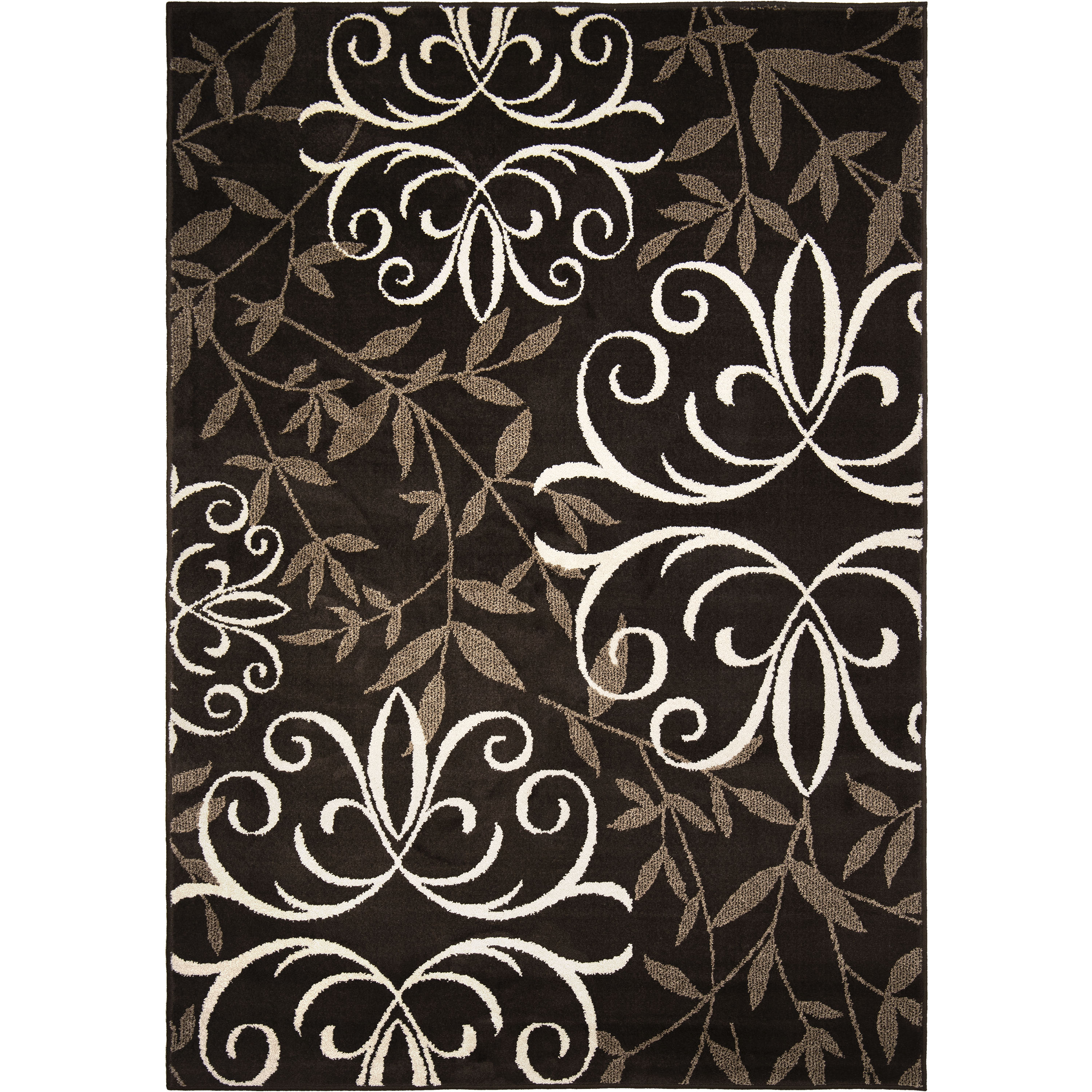 Better Homes & Gardens Iron Fleur Area Rug, Brown, 6'7" x 9'8" - image 5 of 10