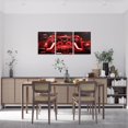 thumbnail image 2 of Gaming Wall Art for Living Room Neon Honeycomb Gamer Poster Prints Video Game Consoles Red Hexagon Lights 3 Picture Sets Wall Decor,Kids Bedroom Decor, 2 of 6