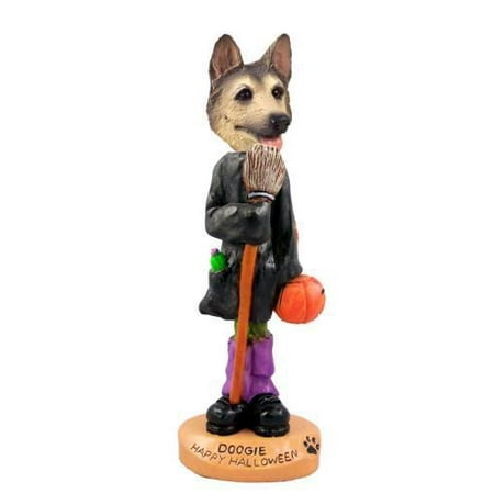 German Shepherd Tan Black Happy Halloween Doogie Collectable