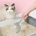 thumbnail image 4 of 4 Packs Mesh Cat Litter Scoop with Large Sifting Holes for Easy Cleaning Durable Plastic Litter Box Scooper Hanging Design Efficient Waste Removal for Cats, 4 of 8