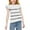 White, variant on Spazoro Toddler Girls T-shirts, Summer Crewneck Casual Striped Ruffle Sleeve Tops Blue Size 3-14T