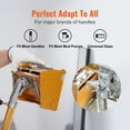 thumbnail image 6 of 10" Drywall Finishing Box - Quick-Clean Mud Pan for Sheetrock, Bonus Mudguard & Extra Blades (Stainless Steel), Lightweight Aluminum, 6 of 6