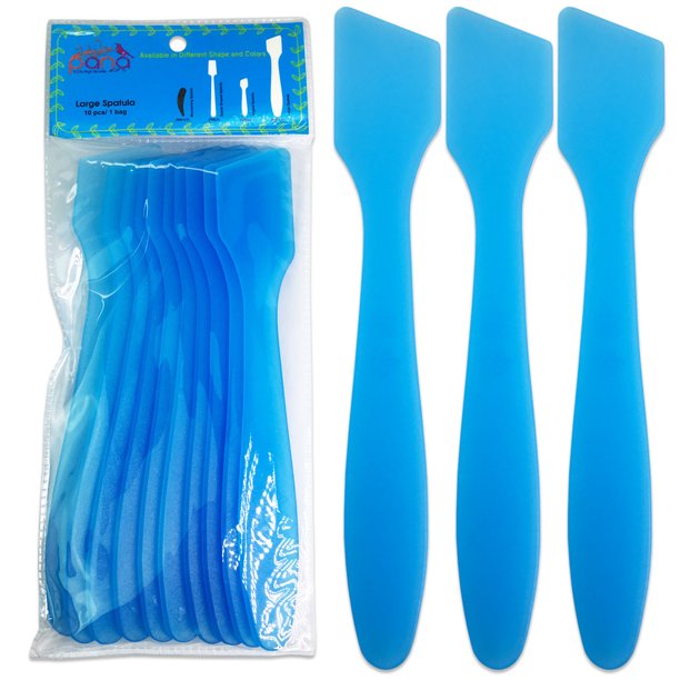 Pana Pana 10 Pieces Large Cosmetic Sample Spatulas for Facial Cream