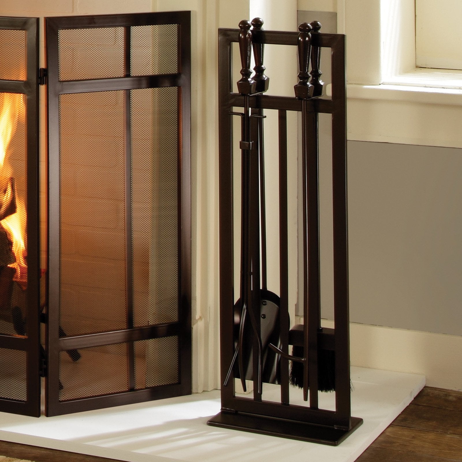 Tool Sets Fireplaces Gas Stoves Pleasant Hearth Mission Style 5