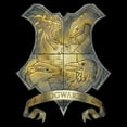 thumbnail image 2 of Mens Harry Potter Hogwarts Metallic Shield T Shirt, 2 of 5