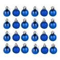 thumbnail image 2 of npkgvia Christmas Decorations,Hanging Decor,Christmas Tree Pendant Christmas Decoration Ball Plastic Christmas Display Ball Pendant 3cm 24PCS,Clearance, 2 of 6
