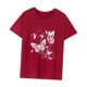 thumbnail image 5 of Camiseta de mujer Camiseta básica Camiseta de cuello redondo de moda para uso diario Viaje a la playa Mujer SG, 5 of 7