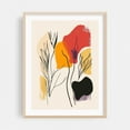 thumbnail image 2 of Elegant Botanical Line Art - Line Drawing Abstract Minimalist Modern Art Line Art Floral Geometric Botanical Unframed Wall Art Print 24 x 32 inches, 2 of 4