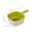 thumbnail image 3 of Small Fruit Colander,Strainers and Colanders,Fruit Rinser Strainer Container Dual-Layer Vegetable Cutting and Draining Basket,Watermelon Bowl with Strainer for Mini Berry and Tomato Grape Washer, 3 of 9