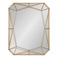 thumbnail image 3 of Kate and Laurel Keyleigh Modern Glam Geometric Shaped Metal Accent Wall Mirror, Gold, 3 of 6